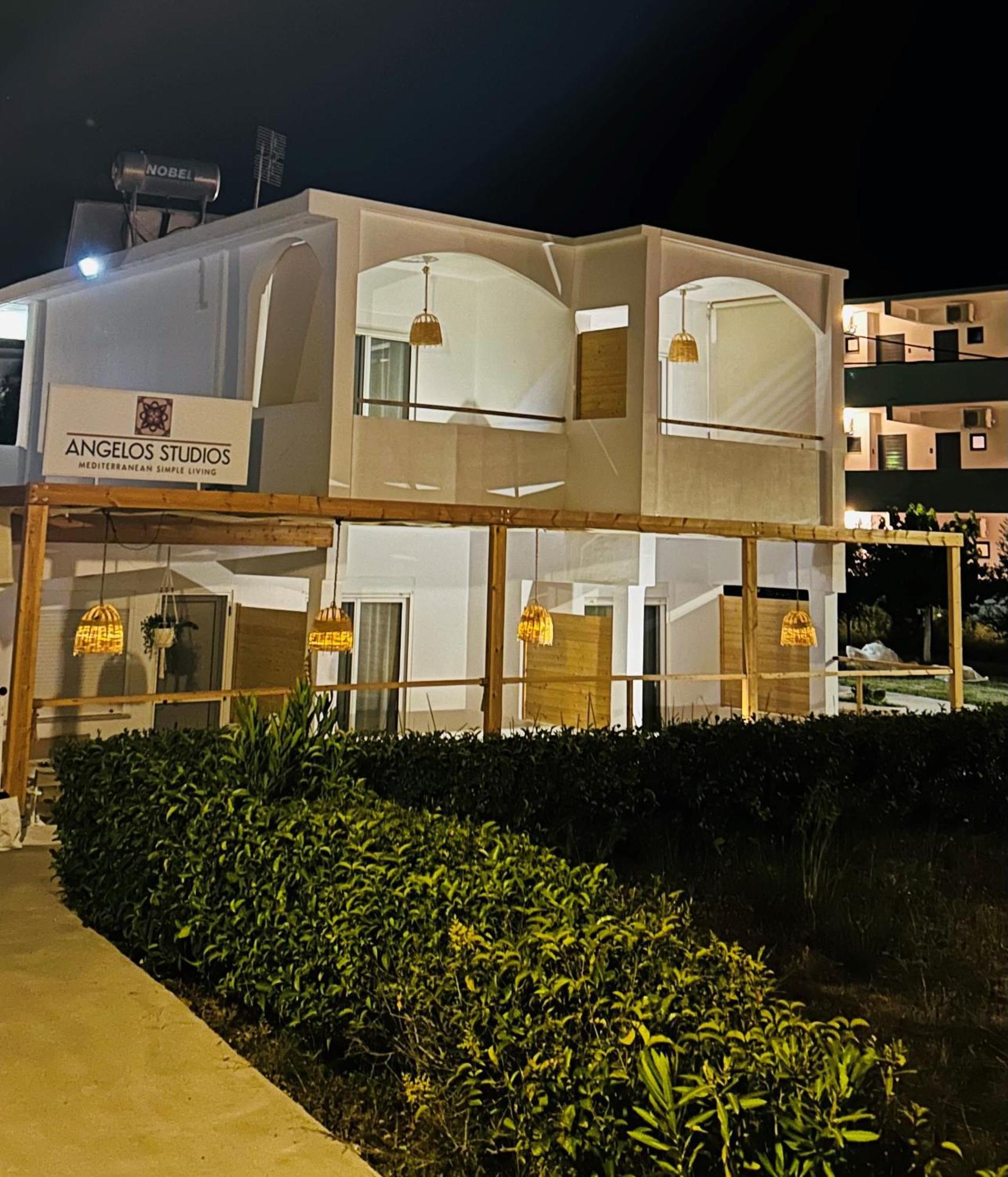 Angelos Studios 1-2 In Faliraki Rhodes-Ground Floor Экстерьер фото